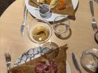 Galettes served at Sarrasin for dinner (one of my new favorite crêperies)
