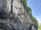 A cliff seen on the drive to Bosnia