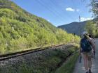 A railroad in the Serbian countryside