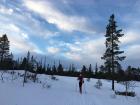My friend and I visited her "hytte" in the mountains. 