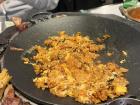 The bokkeumbap after everything has been mixed in