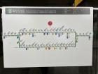 The train map for one of the subway lines in Seoul, the capital of South Korea