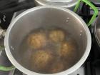 Boiling up the potatoes