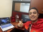 I have my own office space where I work on lesson plans and tutoring sessions!