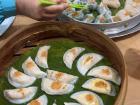 My favorite meal: chai kue dumplings with vegetables inside