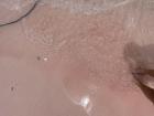 The sand is so pink!