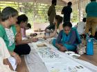 Art workshop for all ages that my friend and I hosted