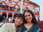Omesh and my friend Kruthika