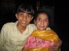 Omesh and his mom, Poonam