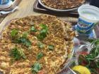 This is lahmacun, and it is very delicious!