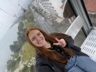 Riding the cable car to Boztepe, a tall mountain in Ordu!