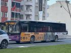 This is a regular-sized bus in Ordu. 