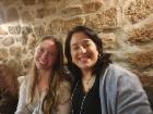 My colleague, Montse, and I at the teacher's lunch
