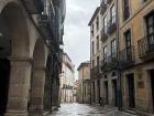 Rainy alleyway in the 'Los Vinos' part of Ourense