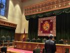 A regal room in the Pazo de Fonseca located at the Universidad de Santiago
