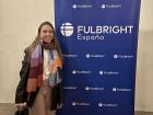 Caroline posing at the Fulbright Mid-Year Seminar!