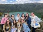 Fulbrighters at Guatavita Lake, a lake sacred to the Indigenous Muisca people