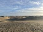 The Maspalomas Sand Dunes in the south