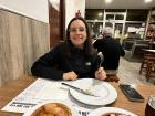 Getting ready to eat Galician octopus and potatoes