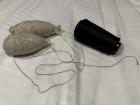Comparison of hand-spun cotton thread (left) to machine spun cotton thread (right). 