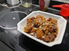 Tasty orange chicken I made from scratch.