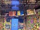 Exhibit showcasing books by Nigerian authors. 