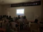 Watching a movie in Kids Club to practice our listening comprehension!