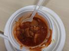 I had bean and pork giblet soup at a Christmas dinner at the physics department!