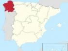 This is where Galicia is located on a map of Spain!