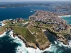 The coast of A Coruña in the North!