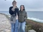 Avery and Leila, two of my friends at the coast! 