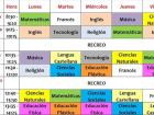 This is an example of a Spanish school schedule!