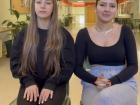 Malta and her partner who competed in Global Classrooms 