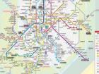 The complicated network of buses in Madrid