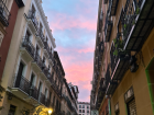 The walk to the metro in the morning is usually colored by pink and purple skies