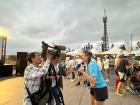 I got interviewed (in Mandarin!) at the Penghu cross sea half marathon