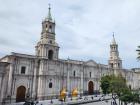 The historical center of Arequipa, made of sillar