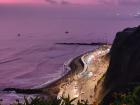 Coast of Lima at sunset