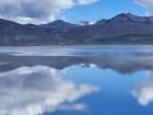 Salinas Lagoon, where the salt flats reflect the sky during rainy season.