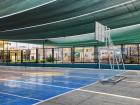 The school gym is an outdoor gym!