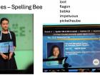 In my presentation, I talked about various topics about America including the education system and my hobbies; one hobby that is unique to America and English-speaking countries is the Spelling Bee