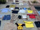 Treating my clothes with Permethrin to hopefully avoid bug bites in the Amazon