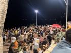 I joined this group of 100 people dancing by Salvador's coastline... it was so fun, but I was a horrible dance partner!