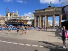Brandenburg Gate, where the Berlin Marathon took place