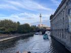 Although you'll see boats like these in Berlin's river Spree, they are mostly for tourists and not utilized by commuters (unlike NYC which has a commuter ferry system!)