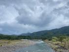 Stormy weather gathers over the eastward mountains