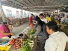 Shopping for local produce with my coworkers