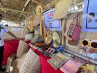 Traditional handicrafts at an agriculture exhibition