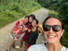 Sweaty selfie with my neighbors during an afternoon jog!