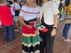 Me and my host sister at her school's United Nations event, where she represented Spain and wore traditional attire!